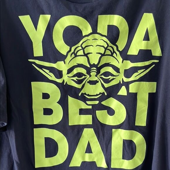 Star Wars Blue and Green Yoda Best Dad Tee SZ 3XL (54/56) NWOT - Picture 3 of 6